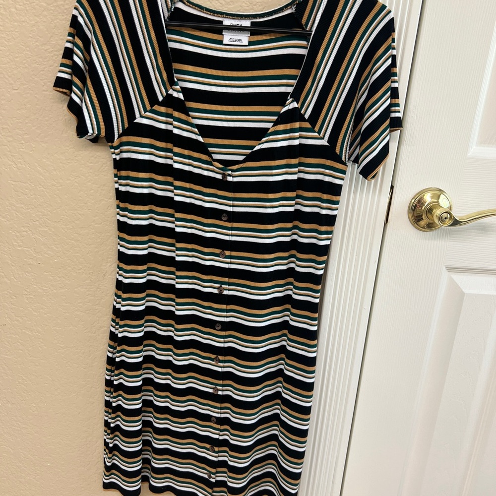 RVCA Multicolor Striped Top